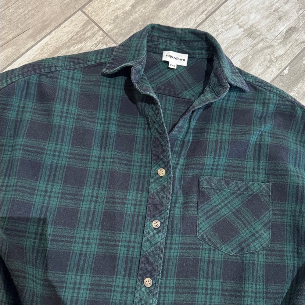 Super Down Flannel Button Down - image 5
